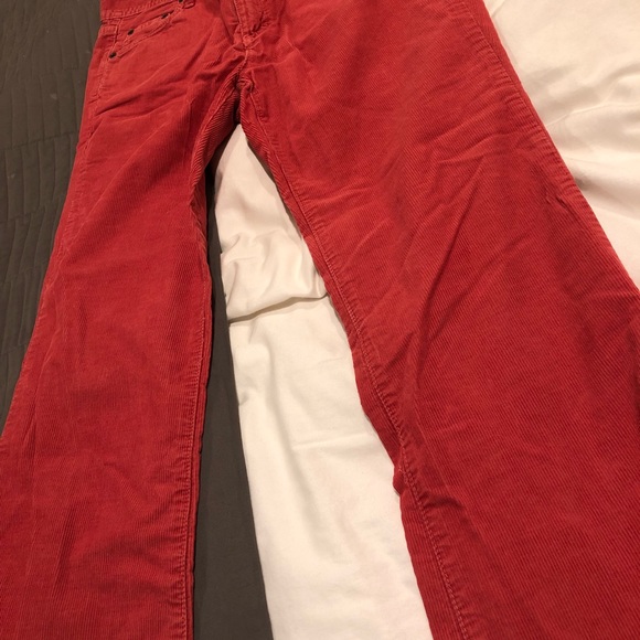 Orange-red J. Crew corduroy pants - Picture 2 of 8